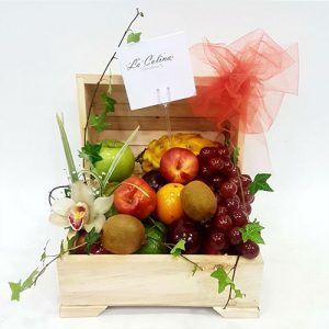 Arreglo Cofre con Frutas a domicilio Bogotá Frutilandia