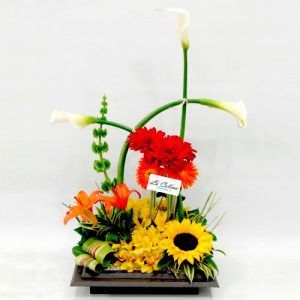 Arreglo de Girasoles y Gerberas a domicilio en Bogota