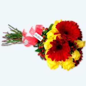 Ramo de Flores con Gerberas y rosas economico a domicilio Bogotá