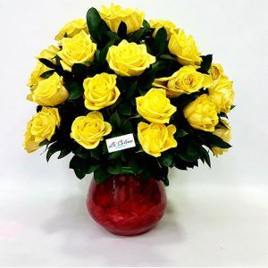 Ramos de 40 Rosas Amarillas redondo En Bogotá