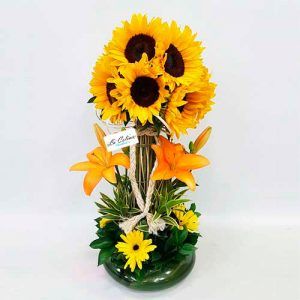 Arreglos de Girasoles para cumpleañosos en Bogota a domicilio