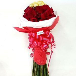 Bouquet de Rosas con Chocolates a domicilio Bogotá