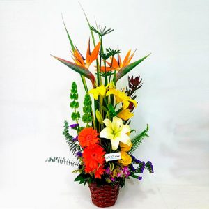 Arreglos de Flores con Gerberas y Lirios Bogota