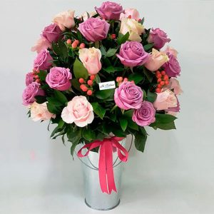 Arreglo de 50 Rosas Redondo Grande a domicilio Bogota