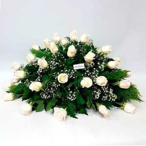 Cubre cajón Fúnebre con Rosas a domicilio Bogotá