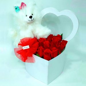 osas en forma de Corazón y Peluche Para Enamorar Bogota
