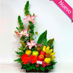 Arreglo floral exotico lirios y gerberas Bogota
