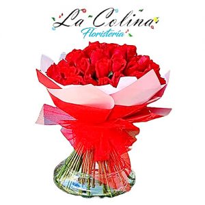 Bouquet de 60 rosas los rosales