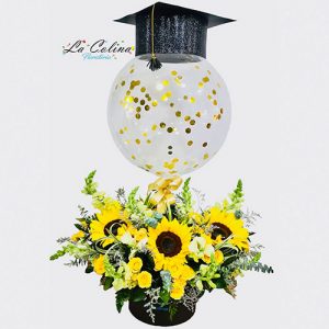 Cilindro de girasoles para grado Birrete