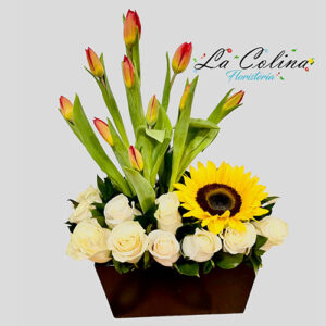 Arreglo de tulipanes
