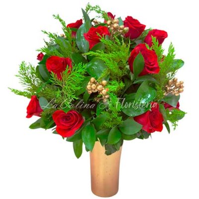 Ramo de rosas navidad, el regalo ideal